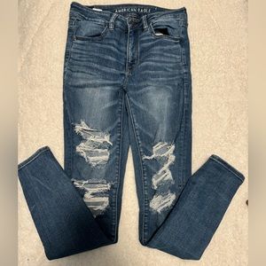 American Eagle High Rise Jegging (Size 8 Long)